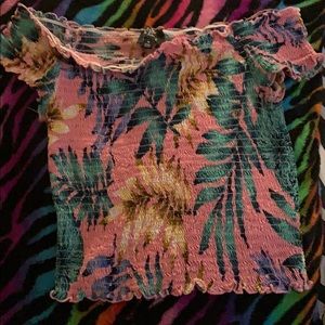 Off The Shoulder Crop Top